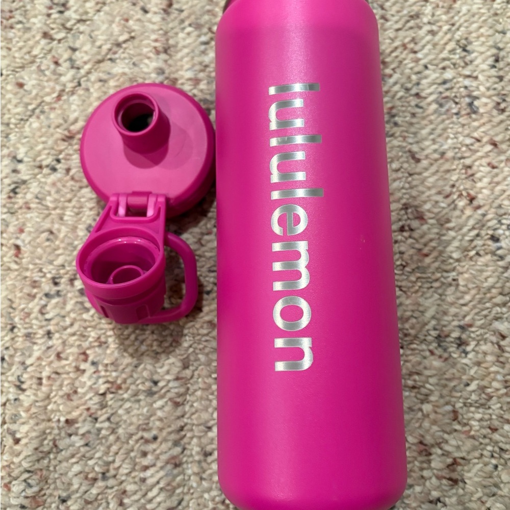 lululemon Athletica Pink Water Bottle